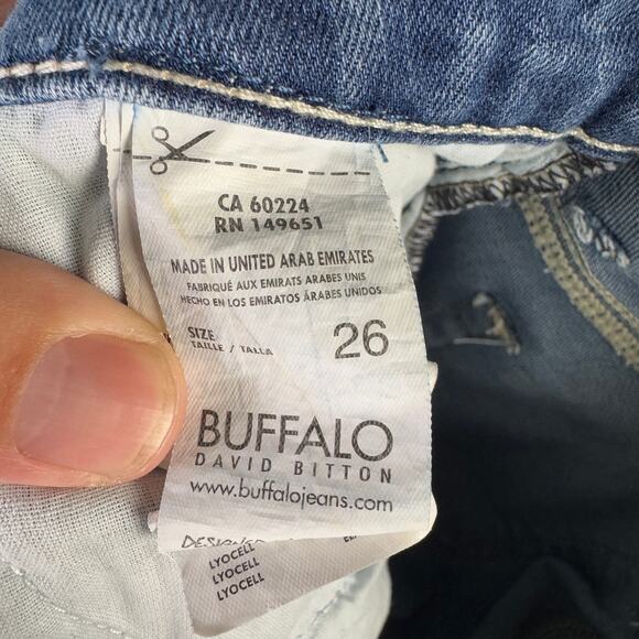 Buffalo David Bitton High Rise Skinny Skylar Jeans US Women's 26 - Picture 7 of 11